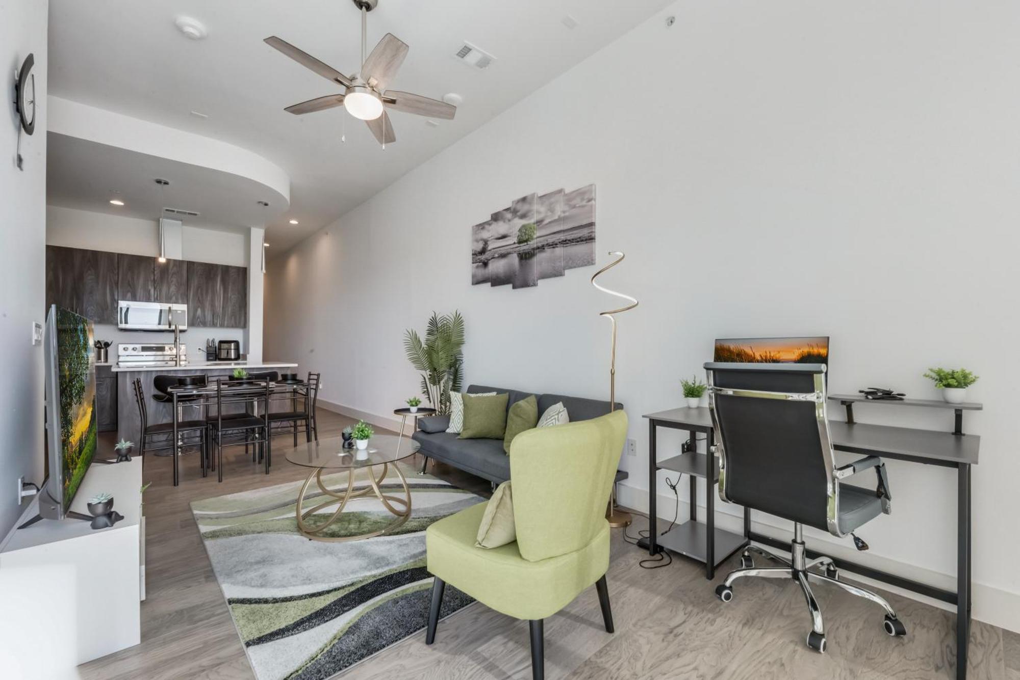 Snazzy Loft Style 2Br I Gym I Parking I Workspace Dallas Eksteriør bilde